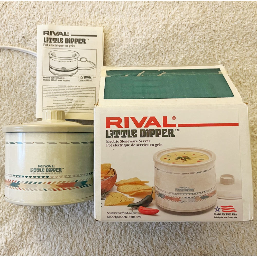 VINTAGE 1988 Rival Little Dipper Food Warmer